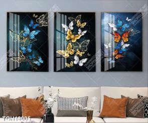 Tranh ghép 3d in vải canvas