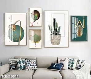 Tranh treo tường phòng khách đẹp, sang trọng và hiện đại