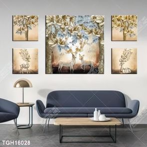 Tranh decor 3D trang trí độc đáo