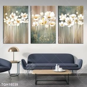 Tranh ghép theo bộ trang trí tường nhà độc đáo