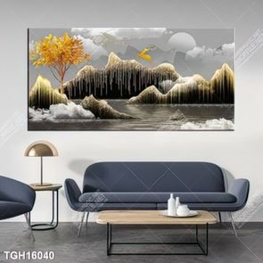 Tranh ghép tôn vẻ đẹp mảng tường trắng
