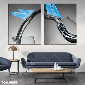 Tranh ghép 3d in vải canvas