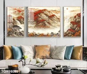 Tranh ghép tôn vẻ đẹp mảng tường trắng