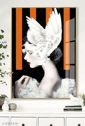 Tranh canvas decor phòng khách đẹp hiện đại