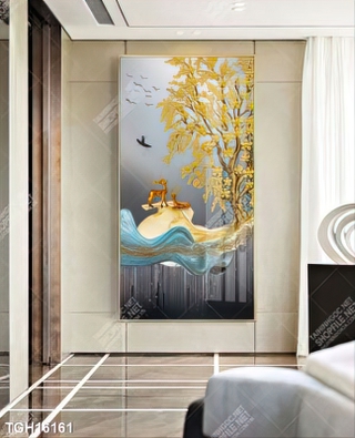 Tranh treo tường ghép bộ nhiều tấm đẹp hiện đại