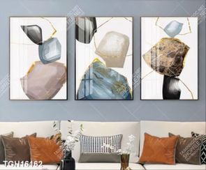 Tranh treo phòng khách đẹp ghép bộ