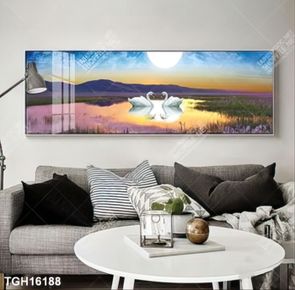 Tranh ghép 3d in vải canvas