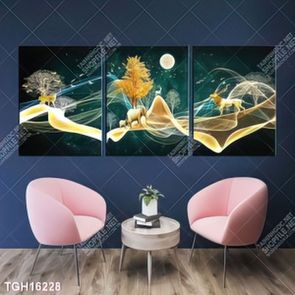 Tranh treo tường ghép bộ nhiều tấm đẹp hiện đại