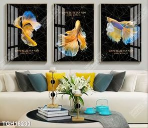 Tranh ghép tráng gương treo trang trí tường