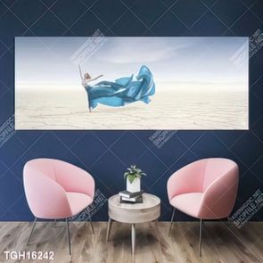 Tranh ghép tôn vẻ đẹp mảng tường trắng