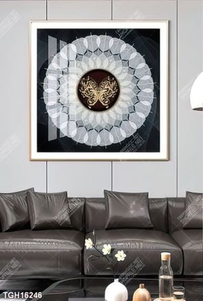 Tranh decor phong cách nội thất tối giản