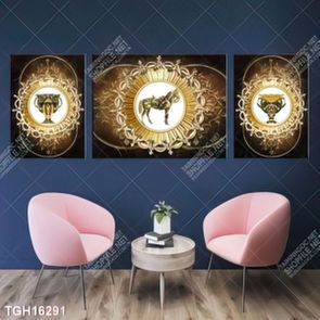 Tranh ghép tráng gương treo trang trí tường