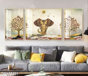 Tranh ghép theo bộ trang trí tường nhà độc đáo