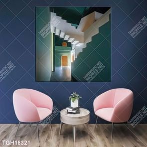 Tranh treo phòng khách đẹp ghép bộ