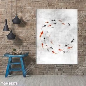 Tranh ghép 3d in vải canvas