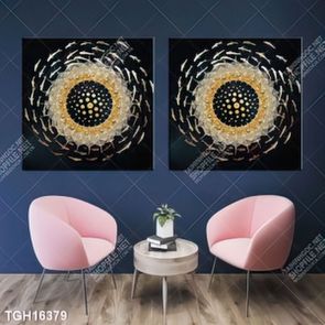 Tranh ghép tráng gương treo trang trí tường