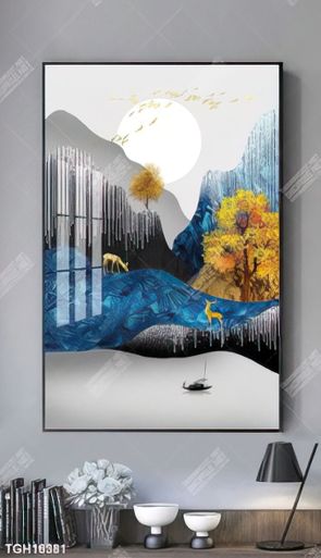 Tranh treo tường ghép bộ nhiều tấm đẹp hiện đại