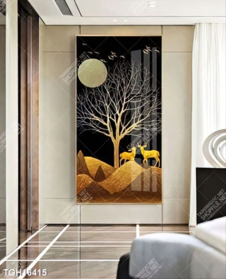 Tranh ghép 3d in vải canvas