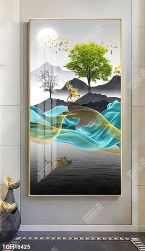 Tranh decor 3D trang trí độc đáo