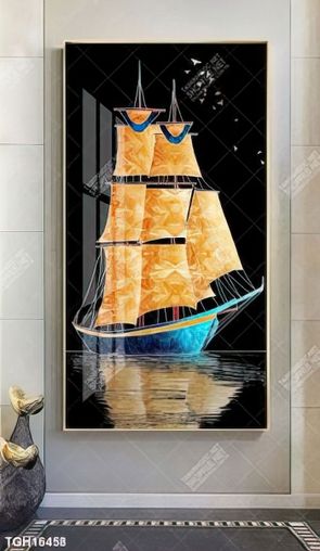 Tranh ghép tráng gương treo trang trí tường