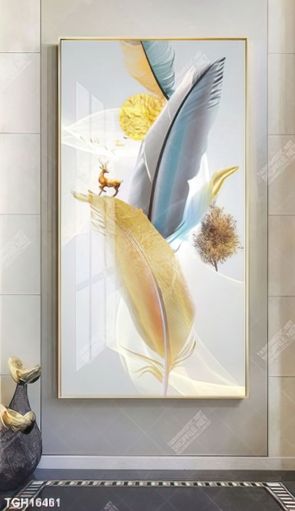 Tranh treo phòng khách đẹp ghép bộ