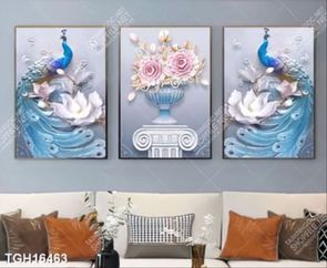 Tranh treo tường phòng khách đẹp, sang trọng và hiện đại