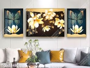Tranh treo tường 3D đẹp cho phòng khách hiện đại