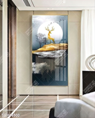 Tranh canvas decor phòng khách đẹp hiện đại