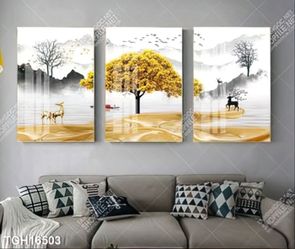 Tranh decor 3D trang trí độc đáo