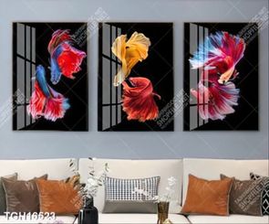 Tranh ghép 3d in vải canvas