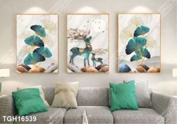 Tranh decor phong cách nội thất tối giản