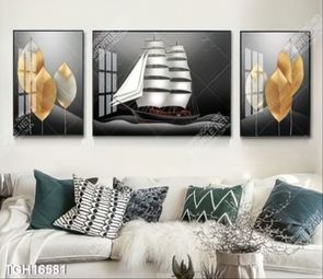 Tranh ghép tráng gương treo trang trí tường