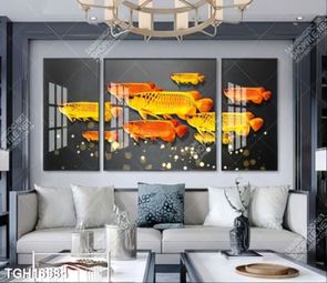 Tranh treo phòng khách đẹp ghép bộ
