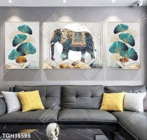 Tranh ghép 3d in vải canvas