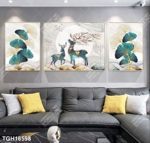 Tranh treo tường ghép bộ nhiều tấm đẹp hiện đại