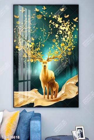 Tranh ghép tráng gương treo trang trí tường