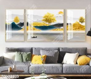 Tranh treo tường phòng khách đẹp, sang trọng và hiện đại