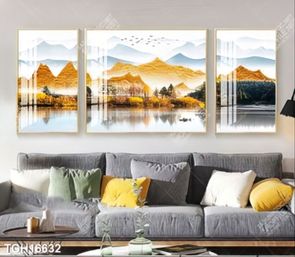 Tranh decor phong cách nội thất tối giản