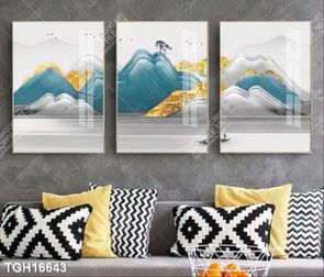 Tranh ghép 3d in vải canvas