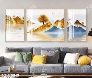 Tranh treo tường phòng khách đẹp, sang trọng và hiện đại