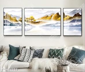 Tranh treo tường ghép bộ nhiều tấm đẹp hiện đại