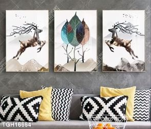 Tranh treo tường phòng khách đẹp, sang trọng và hiện đại