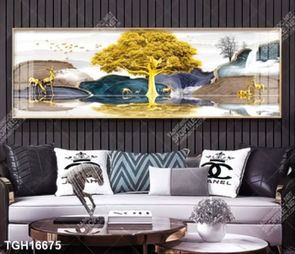 Tranh decor phong cách nội thất tối giản