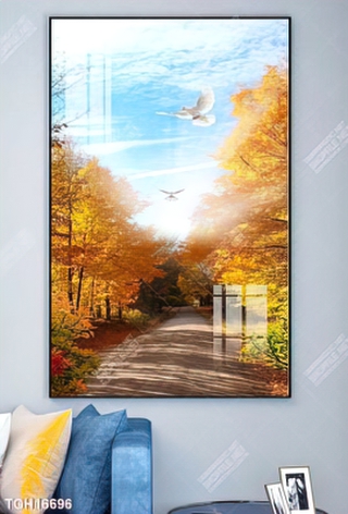 Tranh canvas decor phòng khách đẹp hiện đại