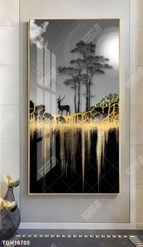 Tranh ghép tráng gương treo trang trí tường