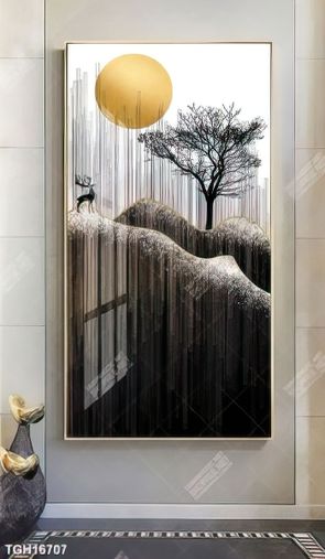 Tranh treo tường ghép bộ nhiều tấm đẹp hiện đại