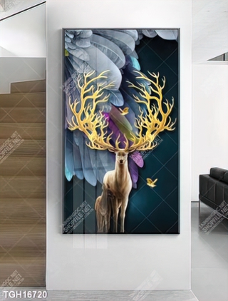 Tranh ghép tráng gương treo trang trí tường