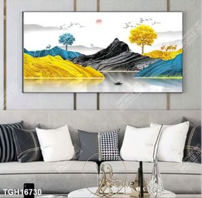 Tranh ghép theo bộ trang trí tường nhà độc đáo