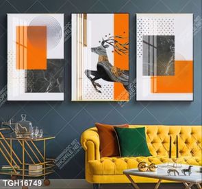Tranh treo tường ghép bộ nhiều tấm đẹp hiện đại