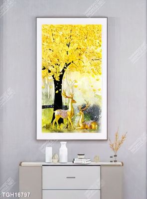 Tranh treo tường 3D đẹp cho phòng khách hiện đại